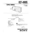 SONY ICF-490S Service Manual