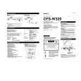 SONY CFS-W320 Owners Manual