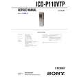 SONY ICDP110VTP Service Manual