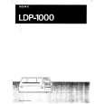 SONY LDP-1000 Owners Manual