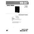 SONY WM-B47 Service Manual