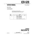 SONY ICR-520 Service Manual