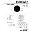 SONY XS-6024MK2 Service Manual