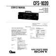 SONY CFS1020 Service Manual