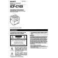 SONY ICF-C103 Owners Manual