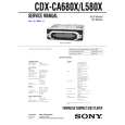 SONY CDX-L580X Service Manual