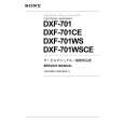 SONY DXF-701 Service Manual