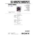 SONY SSWMSP67E Service Manual