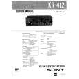SONY XR412 Service Manual
