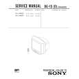 SONY KV-J14KDS Service Manual