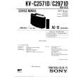SONY KVC2971D Service Manual