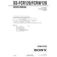 SONY SS-FCRW120 Parts Catalog