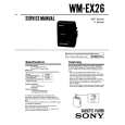 SONY WM-EX26 Service Manual