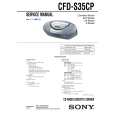 SONY CFD-S35CP Service Manual