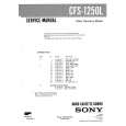 SONY CFS1250L Service Manual