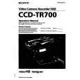 SONY CCD-TR700 Owners Manual