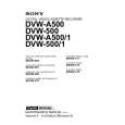 SONY DVW-500/1 Service Manual
