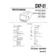 SONY DXF51 Service Manual