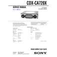 SONY CDXCA720X Service Manual