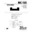 SONY MHC1600 Service Manual