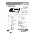 SONY SL-5000 Service Manual