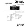 SONY CFS-1035L Service Manual