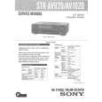 SONY STR-AV1020 Service Manual