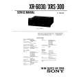 SONY XRS-300 Service Manual