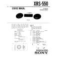 SONY XRS-550 Service Manual