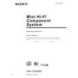 SONY DHC-ZX50MD Owners Manual