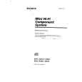 SONY MHC-RX55 Owners Manual