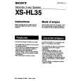 SONY XS-HL35 Owners Manual