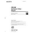 SONY CDX-CA710X Owners Manual