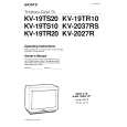 SONY KV-19TR10 Owners Manual
