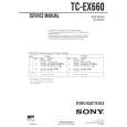 SONY TCEX660 Service Manual