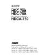 SONY HDCA-750 Service Manual