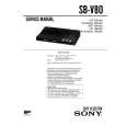 SONY SBV80 Service Manual