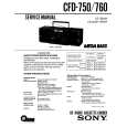 SONY CFD750 Service Manual
