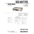 SONY SCDXA777ES Service Manual