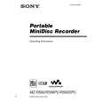 SONY MZR500DPC Owners Manual
