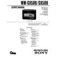 SONY WM-GX508 Service Manual