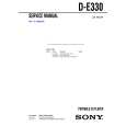 SONY DE330 Service Manual