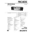 SONY PMCMD55 Owners Manual