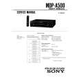 SONY MDP-A500 Service Manual