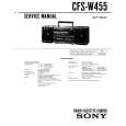 SONY CFS-W455 Service Manual