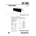 SONY XR1890 Service Manual