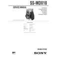 SONY SSMDX10 Service Manual
