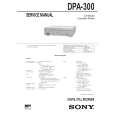 SONY DPA300 Service Manual