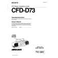 SONY CFD-D73 Owners Manual
