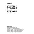 SONY BVP-900 Service Manual